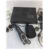 Image 3 : Shaw Case Box, Shaw Laptop Charger, Wahl Clipper, Small Clock, Mini Portable Calculator, (2) Hole Pu
