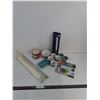 Image 1 : 3-Wick Candle, Mug With (6) Espresso Cups, (36) Double Ended Fibre-Tip Pens, Drip Rod, Monogram Cand