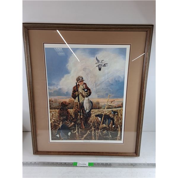 Wood Framed Grandads Gift Print by Ralph McDonald 31" x 27" - PICK UP