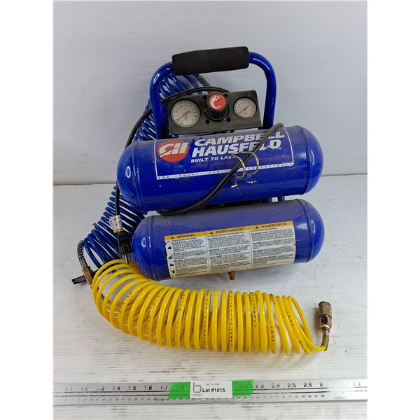 Campbell Hausfeld Air Compressor - Powers On, As Is - CANNOT SHIP