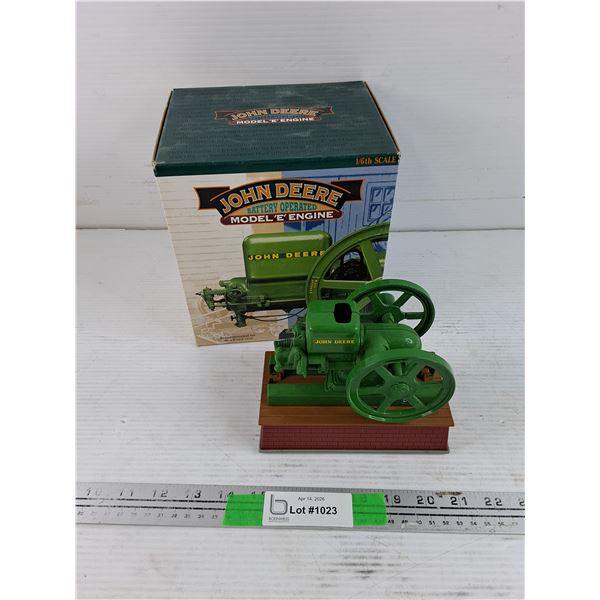 John Deere Battery Operated Model E Engine,  As Is, Needs Batteries