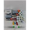 Image 1 : Assorted Golf Balls & Accessories - Dunlop, Callaway, Maxfli