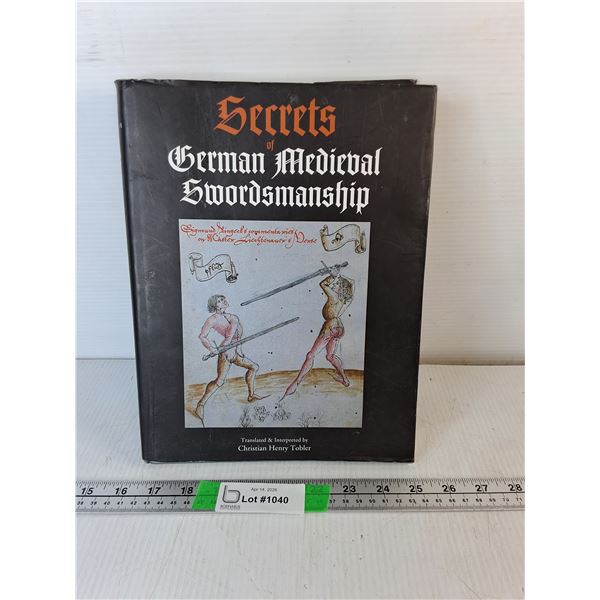 Secrets of German Medieval Swordsmanship Book