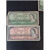 Image 2 : (8) Canadian One & Two Dollar Bills- 1954