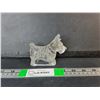 Image 1 : Glass Yorkshire Terrier Paperweight 4" Long