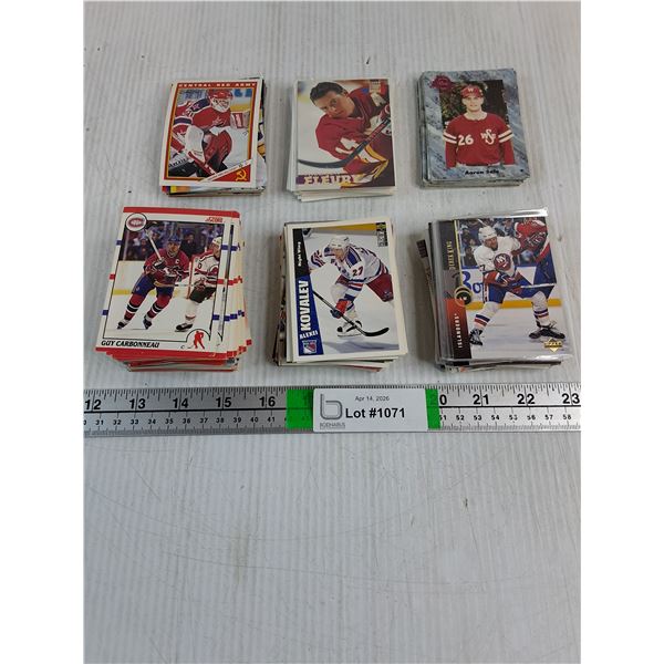 Lot of Assorted Hockey Cards and U.S. College -Various Years and Makers