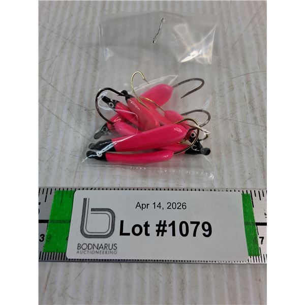 (8) Bright Pink Glo in the Dark Swimmers-Custom Made-Double Coated