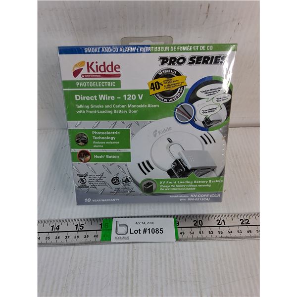 Kidde Direct Wire Talking Smoke and Carbon Monoxide Alarm (NIB)