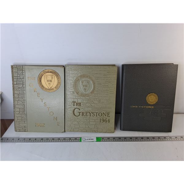 The Greystone University of Saskatchewan Yearbooks- 1962/64/66