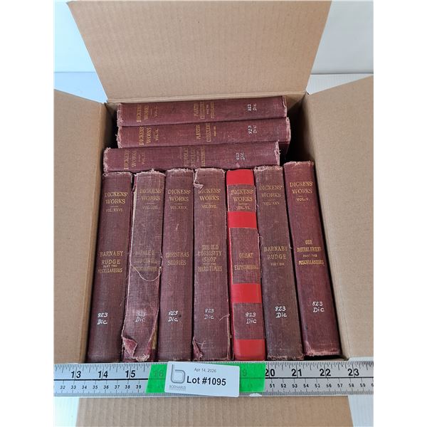 (10) Books by Charles Dickens- Barnaby Rudge, Great Expectations, Christmas Stories, Misc.