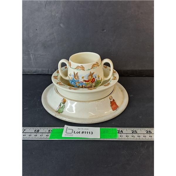 Bunnykins Bone China Dish Set