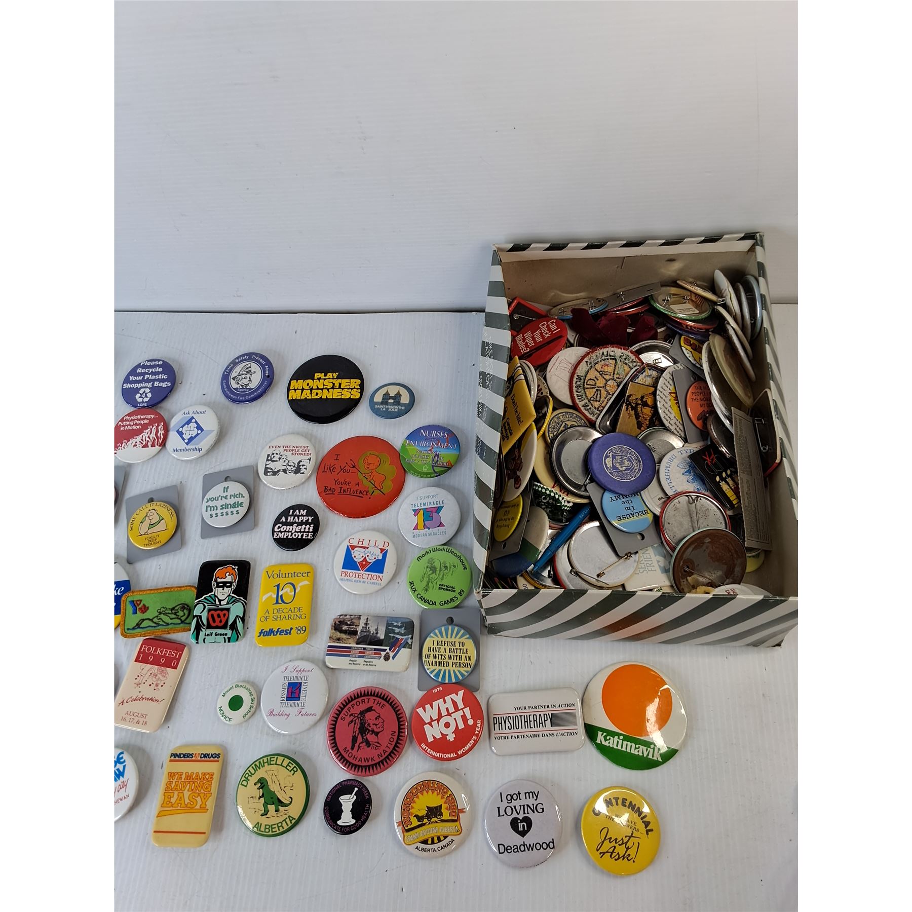 Retro Pins- Mohawk Nation, Weyerhauser, Moose Jaw, Misc. - Bodnarus ...