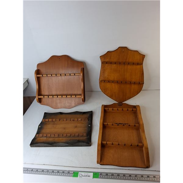 (4) Wooden Spoon Display Racks Up to 17.5", Pickup Preferred