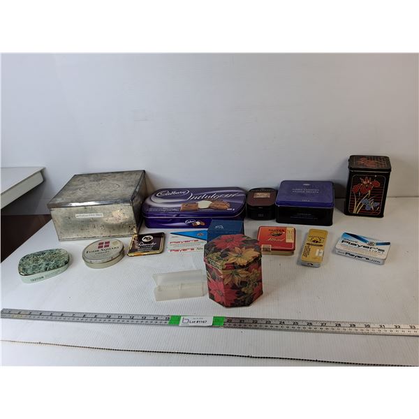 Tobacco, Cigarette & Food Tins