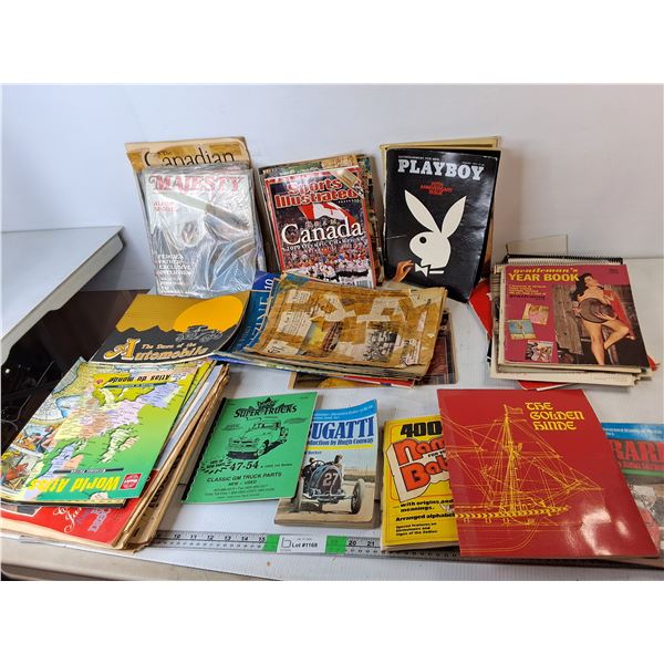 Expired Playboy & Penthouse Calendars, Majesty, Good Old Days & Sports Illustrated Magazines, Misc.