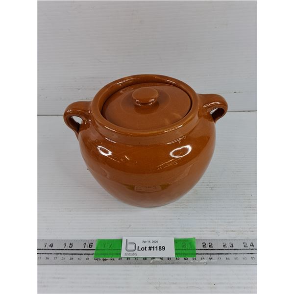 Vintage Medalta No. 2 Bean Pot w/Lid