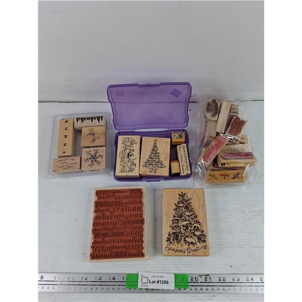 Holiday Rubber Stamps