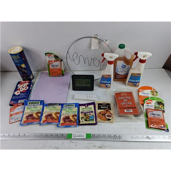 La Crosse Technology Alarm Clock - As Is, Skip Bo, Aqua Bac, Pectin, Wood Floor Cleaner, Off Refills