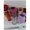 Image 3 : Assorted Glass & Ceramic Vases, Artificial Flower - PICK UP