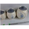 Image 4 : (4)  Ceramic Cookie Jars w/Lids - Chipped - PICK UP
