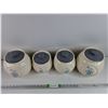 Image 5 : (4)  Ceramic Cookie Jars w/Lids - Chipped - PICK UP