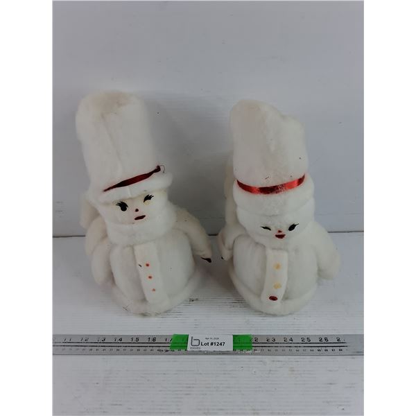 (2) Quilt Batting Snowmen 13"