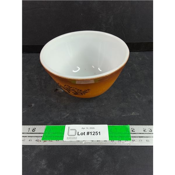 6" PYREX Milk Glass Bowl