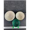 Image 2 : (3) Ceramic Bowl 8", 7", 5"