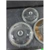 Image 2 : (3) Glass Lids - 9", 8", 6"