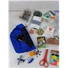 Image 2 : Beach Ball, Crayola Scissors, Small Bag, Assorted Games, Misc