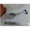 Image 4 : Plastic & Glass Serving Platters, Rice Spoon, Ceramic Casserole Dish