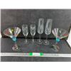 Image 1 : (2)  Martini Glasses & Glass Goblets - PICK UP