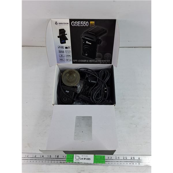 Dod Tech GSE550 GPS Logger & Vehicle Recorder - As Is
