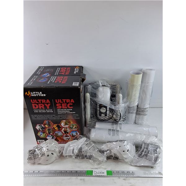 Little Hotties Ultra Dry Footwear, Glove & Helmet Dryer - Powers On, As Is .