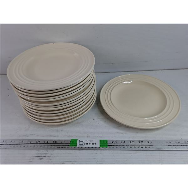 (14) 11" H&H Devon Ceramic Dining Plates - PICK UP ONLY