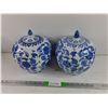 Image 1 : (2) Ceramic Ginger Jars - PICK UP