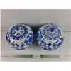 Image 2 : (2) Ceramic Ginger Jars - PICK UP
