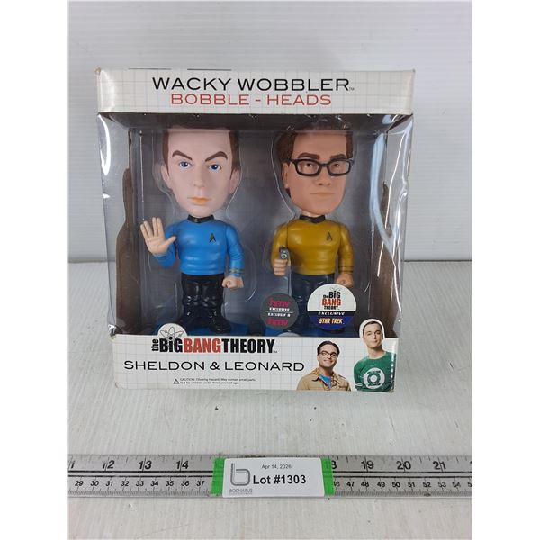 Wacky Wobbler Bobble Heads - Big Bang Theory, NIB