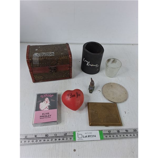 Miniature Treasure Box, Elvis Presley VHS, Misc