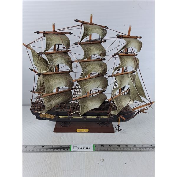 Large Sail Boat - Fragata Espanola , 18" x 15" - PICK UP ONLY