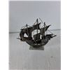 Image 7 : (3) Various Sail Boats - Sea Shell, Metal, Wooden - PICK UP
