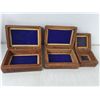 Image 2 : (3) Wooden Decorative Boxes