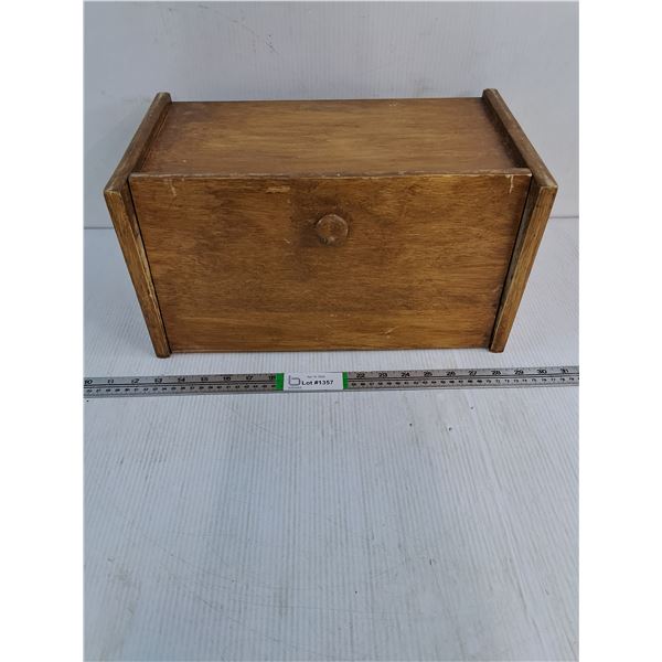 Vintage Wooden Bread Box - PICK UP