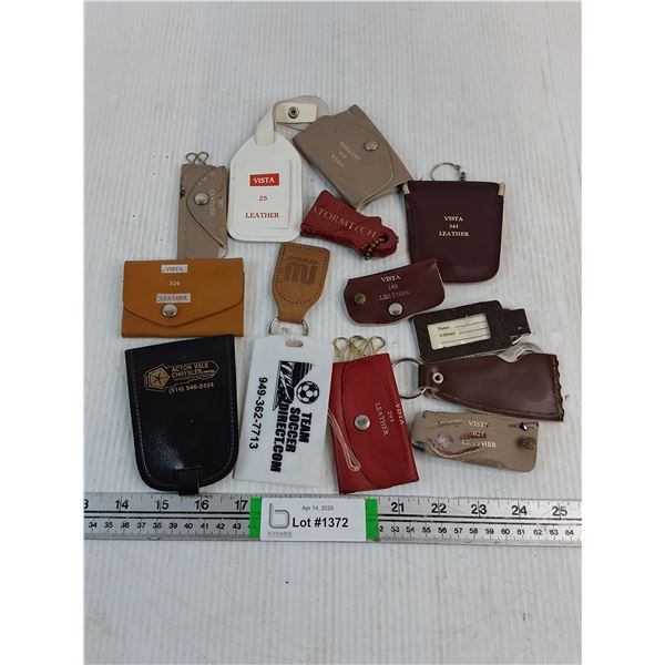 Vintage assorted Mostly Leather Key Holders
