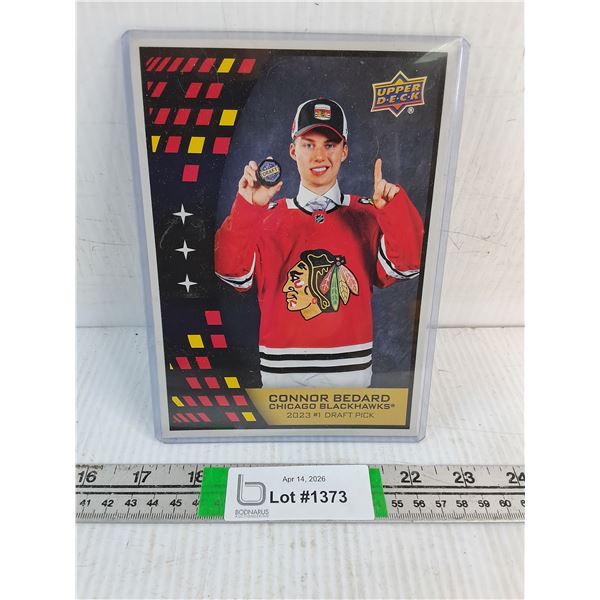 Connor Bedard Jumbo Rookie card-cannot authenticate