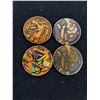 Image 2 : (4) Collectible Coins from Pokemon Trading Card Game-Cannot Authenticate