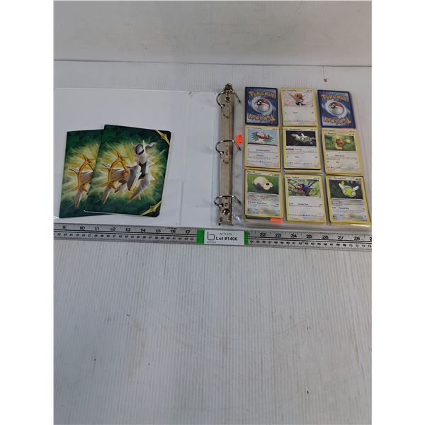 Album of Pokemon Cards and (2) Trading Card Game Books-cannot authenticate