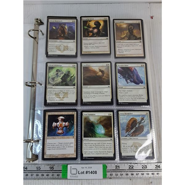 Album Containing Collectible Magic: The Gathering Trading Cards-cannot authenticate