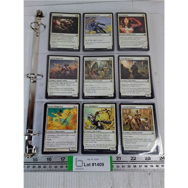Album Containing Collectible Magic: The Gathering Trading Cards-cannot authenticate