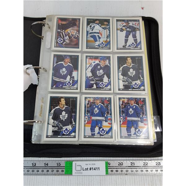 Album of over 600 Hockey Cards-Various Years-O-Pee-Chee and Upper Deck-cannot authenticate